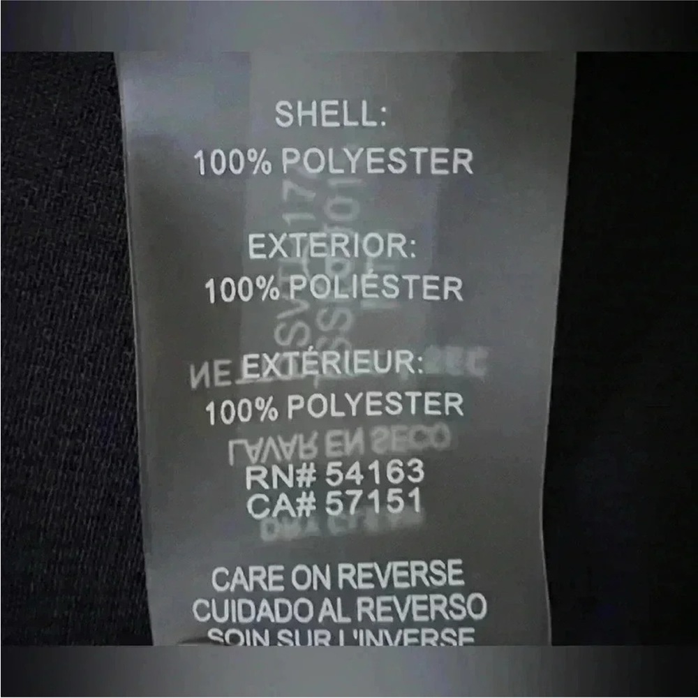 TOMMY HILFIGER Women's Classic Long Sleeve Ruffle Front Blouse Blouse - Midnight - Picture 10 of 11